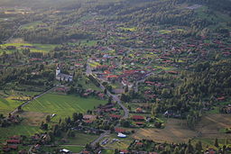 Siljansnäs från ovan