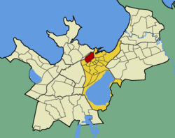 Vanalinn within the district of Kesklinn (Midtown).
