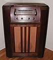 An old fashioned radio