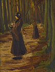 Two Women in the Woods 1882 Private Collection (F1665)