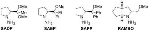 Variants of SAMP/RAMP with bulkier groups attached