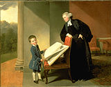 The Reverend Randall Burroughs and his son Ellis (1769)