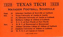 1928 season schedule