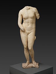 Aphrodite of Knidos, 2nd Century Roman, inspired by Praxiteles