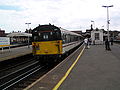 Class 489, no. 9104 at Clapham Junction