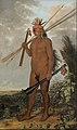Brazilian Indian (Tarairiu) warrior