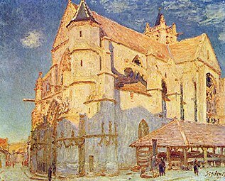 L'Église de Moret, temps de gelée (plein soleil), 1893 Musée des beaux-arts de Rouen