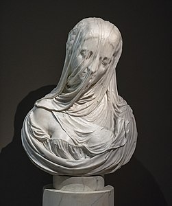 The "Veiled Dame (Puritas) by Antonio Corradini (1722)