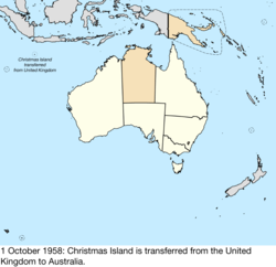 Map of Australia; for details, refer to adjacent text