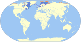 Aire de répartition du Guillemot à miroir