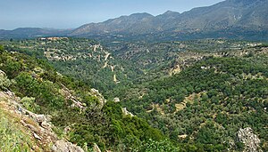 Paisagem ao redor de São João (Agios Ioannis)