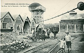 L'ancienne sucrerie et four à chaux.(actuelle scierie Petit)