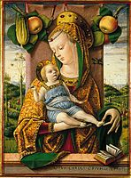 La Madonna col Bambino, di Carlo Crivelli, ora alla Pinacoteca civica Francesco Podesti di Ancona