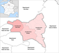 Arrondissements entre 1993 et 2016