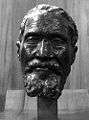 Bronze portrait of Michelangelo (1564), after his death mask; Castello Sforzesco, Milan