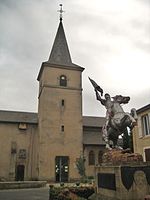 Statue équestre de Jeanne d'Arc (Mathurin Moreau et Pierre Le Nordez, Gandrange)