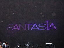 Fantasia performing at the Air Canada Centre concert in November 2005