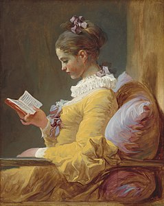A Young Girl Reading, by Jean-Honoré Fragonard