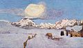 Alpen-Triptychon: Vergehen, Giovanni Segantini, 1898-1899