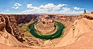 Vue panoramique de Horseshoe Bend.