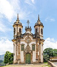 Church of São Francisco de Assis, Ouro Preto, Brazil, 1749 – 1774, by Aleijadinho