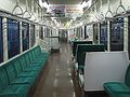 Interior view of KuMoHa 701-5002, showing mixed longitudinal and transverse seating