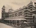 Le Pavillon Indien à l'exposition universelle de 1889. Photo en noir et blanc représentant le bâtiment.