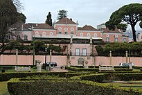 Facade of the Belém Palace.