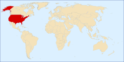 Location of da United Estates