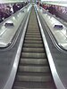 The 60 m long escalators at Angel