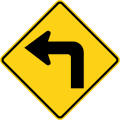 W1-1L Turn (left)