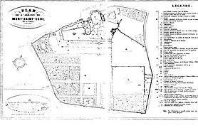 Plan de l'abbaye.