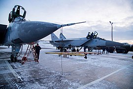 Mig-31 du 98e à la Base aérienne de Montchegorsk.