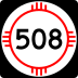 State Road 508 marker