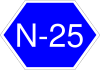 National Highway 25 shield}}
