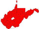 County distribution map.