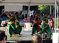 Dancers performing Indian dances at the Pittsburgh Folk Festival, September 3, 2016.