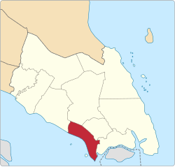 Location of Pontian District in Johor