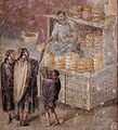 Image 47Bread stall, from a Pompeiian wall painting (from Roman Empire)