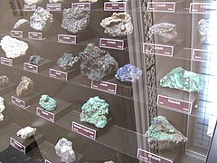Sarajevo Museum minerals on display