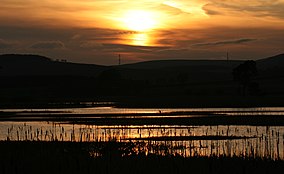 Sunset over Loch of Kinnordy