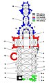 Ground plan of the Cathedral of Vannes
