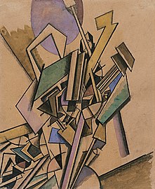 Edward Wadsworth, Vorticist Study, 1914, Museo Thyssen-Bornemisza, Madrid