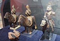 Statuettes of horsemen from the tomb.[8]