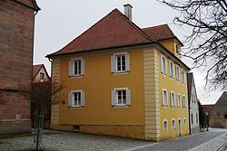 Erstes Pfarrhaus, Schulstraße 5, in Merkendorf