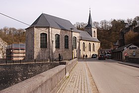 L'église Saint-Nicolas (près du pont sur l'Ourthe)