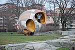 Ägget (1952) i Tessinparken på Gärdet i Stockholm