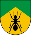 Arms of Ahja, in Estonia