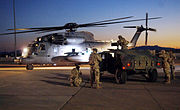 MH-53 Pave Low utilizado para interpretar a Blackout