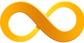 Gold infinity loop, following Julian Morgan's 2018 push to use gold for autism